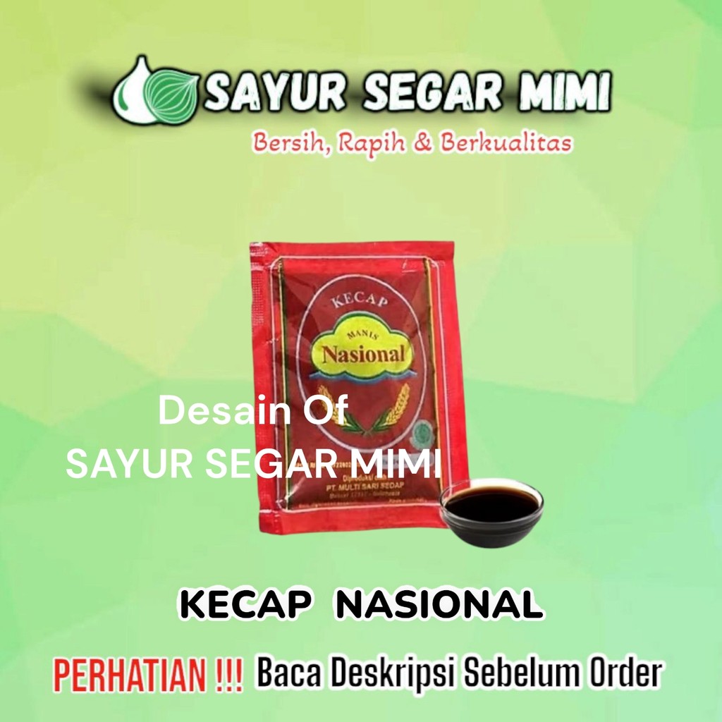 

kecap multiline Nasional 16gr isi 18pcs (1Renteng) - Sayur Segar Mimi