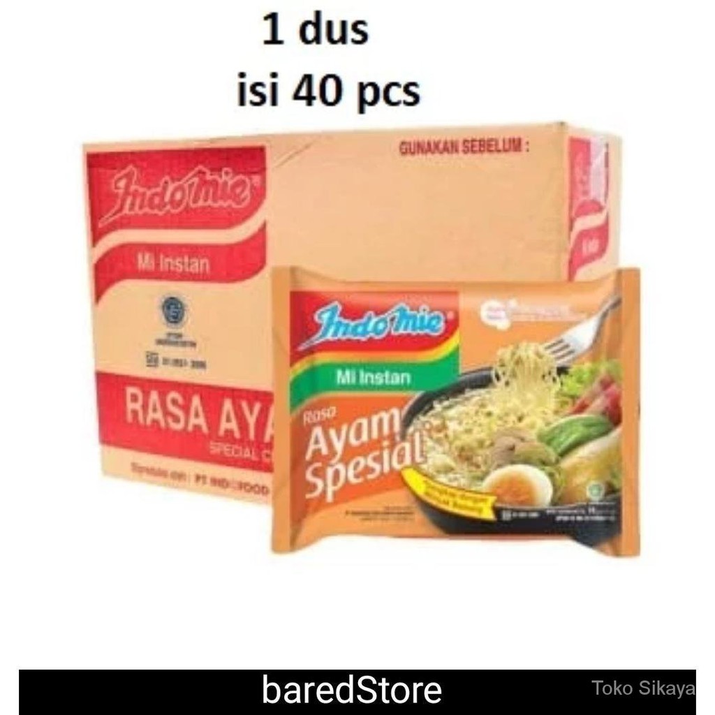 

Indomie Ayam Spesial 1 Dus 40 Bungkus - Mi Instan Grosir Murah Bks Pcs
