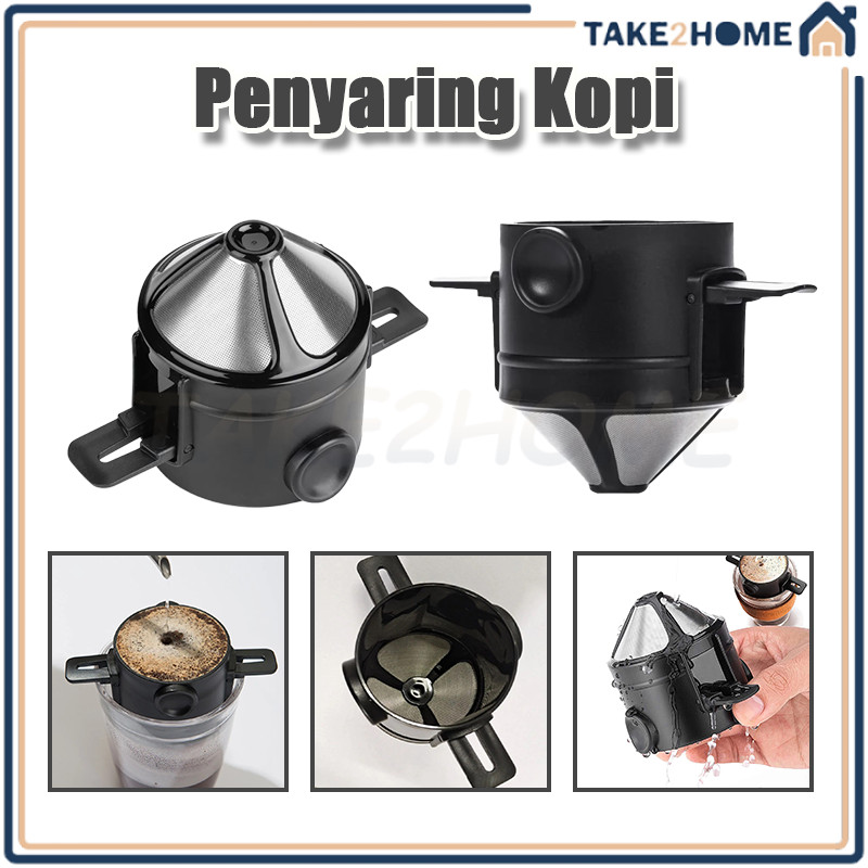 Filter Penyaring Kopi Portable Cone Coffee Dripper/Dripper Cone Saringan/Coffee Dripper