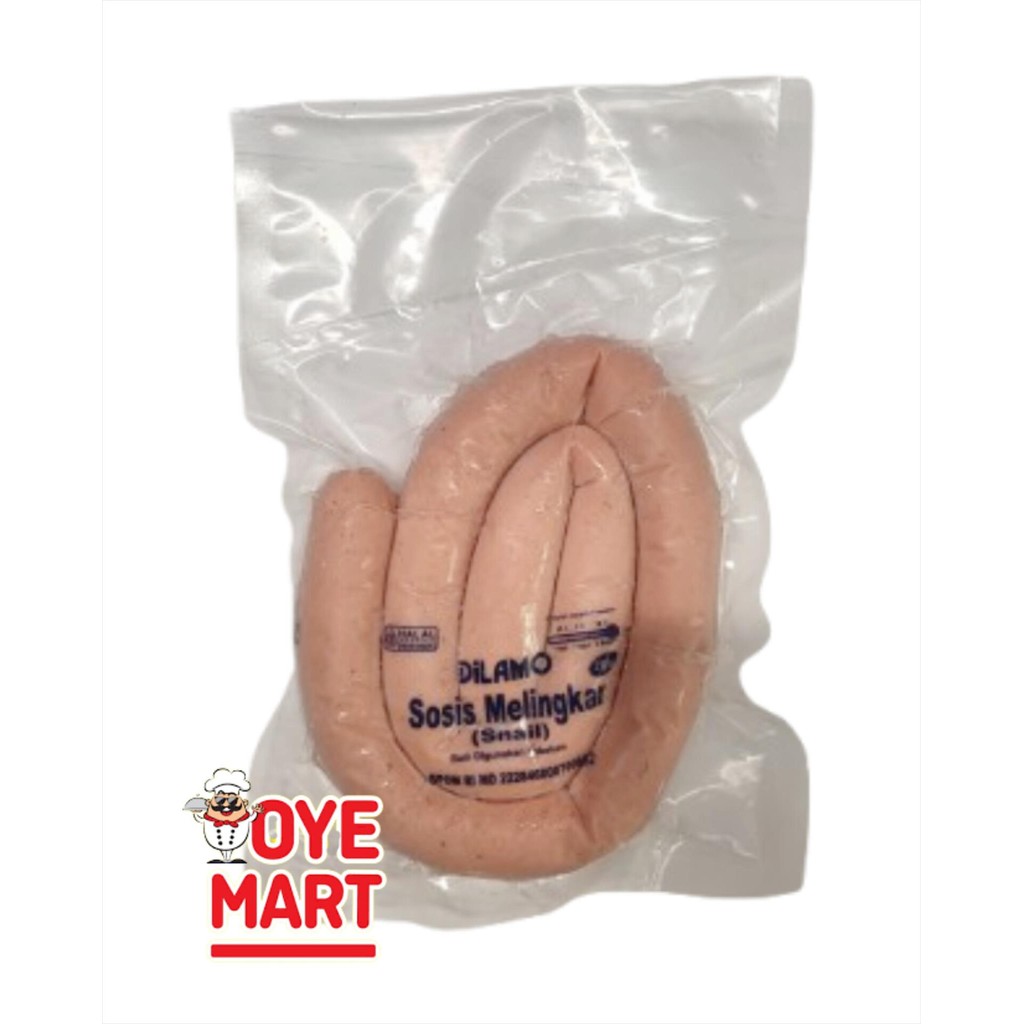 

DILAMO SOSIS MELINGKAR (SNAIL) 250GR / SAUSAGE