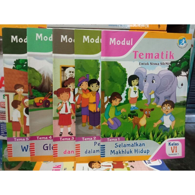 LKS LEMBAR KERJA SISWA TEMATIK TEMA 1,2,3,4,5 KELAS 6 SD