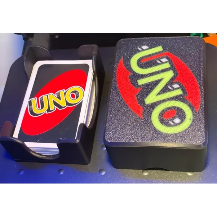 UNO CARD GAMES STORAGES BOX FOR 112 CARDS (MULTICOLOR)