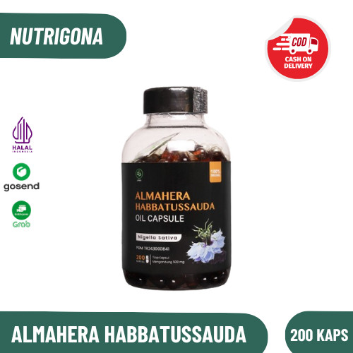 

Habbats Al mahera Habbatussauda jintan hitam Black seed 200 Kapsul