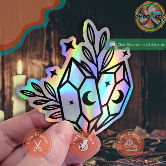 

chromatic Tambahan Biaya Print & Cut Sticker A3 Ukuran Kecil Dibawah 3x3cm