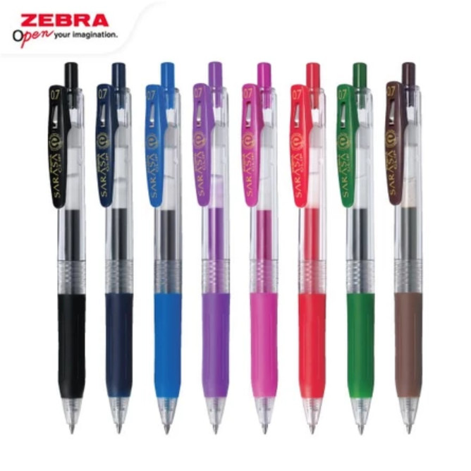 

Pulpen Gel Zebra Sarasa Clip Gel Pen 0.7mm - Pulpen Sarasa Ballpoint Gel Pulpen Sarasa 0,7mm