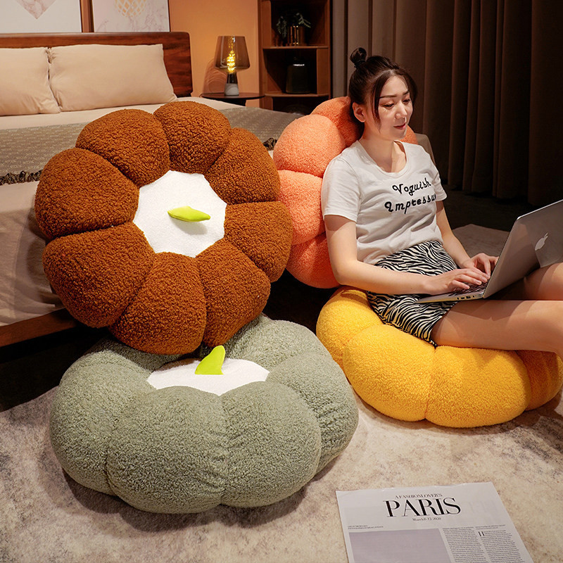 

Plush Pumpkin Pillow Cushion Office Sofa Chair Student Cushion Living Room Bedroom Decor Toys Stuffed Animal Patung Dolls