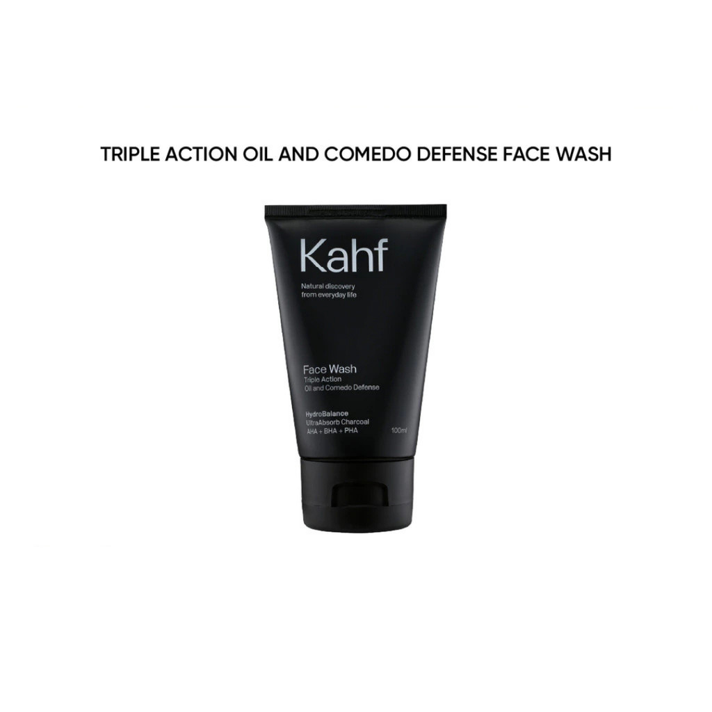 Kahf Face Wash Triple Action Oil Comedo Defense Anti Komedo 100 mL