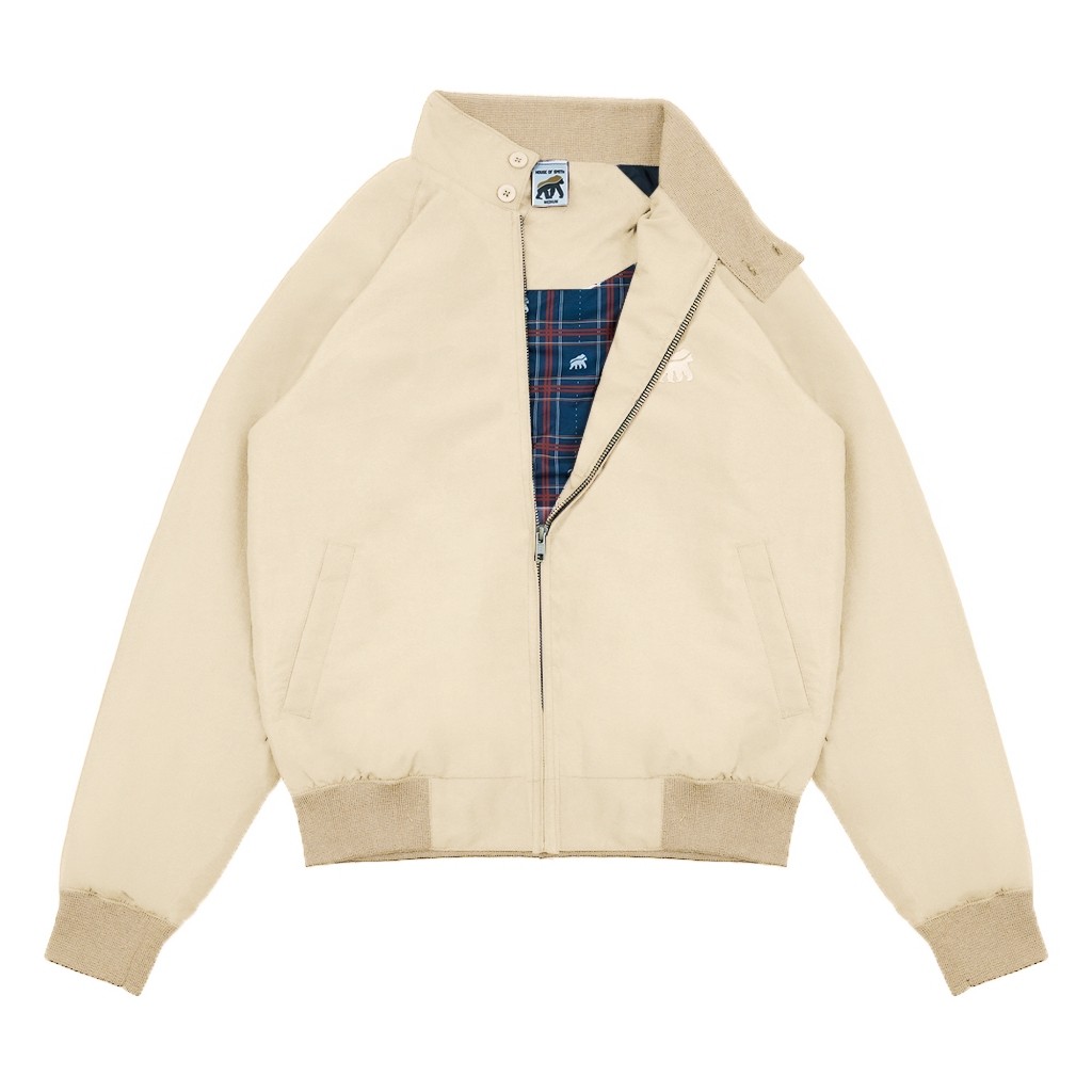 House of Smith Jaket Harrington Pria - Hangor Cream #4 - Harrington Jacket