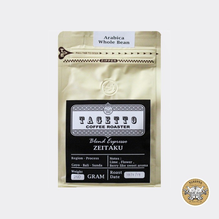 

Best[[New Arrival]] Espresso Blend ZEITAKU 500GR Kopi Arabica Tagetto Coffee - MED DARK, BIJI KOPI