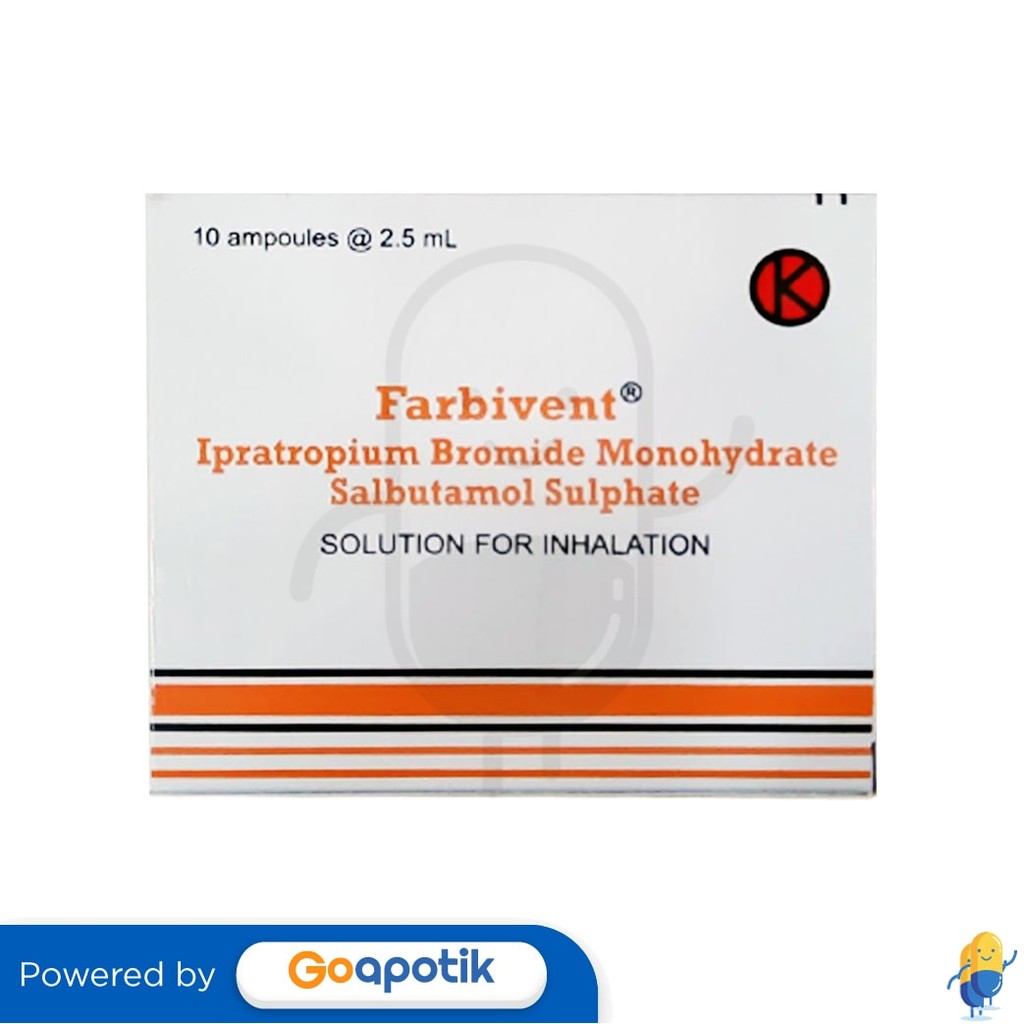 Farbivent Cairan Inhalasi 2.5 Ml Box 10 Ampul