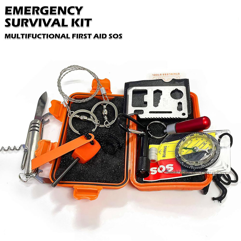 

Emergency Survival Kit Multifunctional First Aid SOS