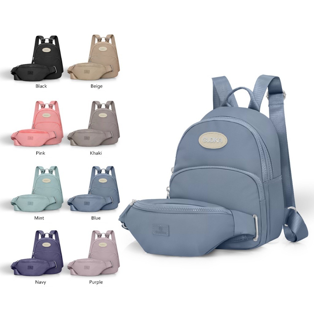 GUDIKA Bags 8809 Original - Tas Punggung Wanita Tas Ransel Wanita Tas Gendong Tas Backpack