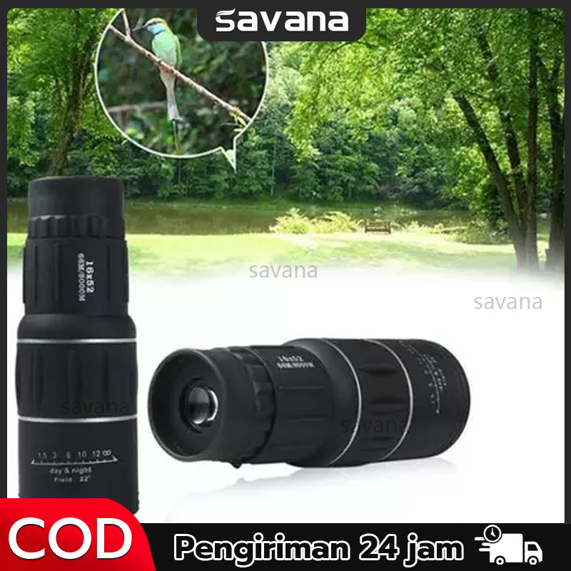 Teropong Jarak Jauh 10000 m Siang Malam Original Taffsport Asli Murah Teropong Jarak Jauh Monokular 