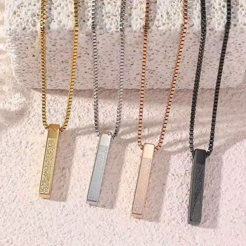 kalung anti karat Kalung Islam Pria Wanita/Anti Karat/ Aestethic/Couple/Mewah/Elegan