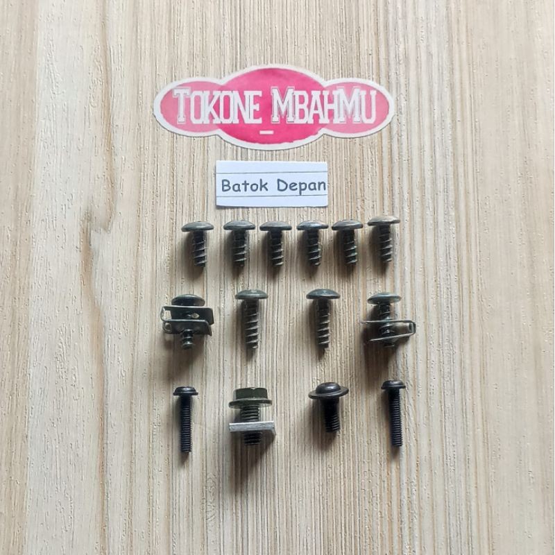 Baut Cover Body Bodi Batok Depan Yamaha Vega R Lama / Old Karbu Karburator