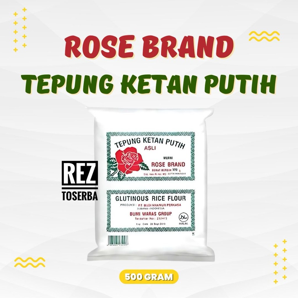

Tepung Ketan Rose Brand 500Gram