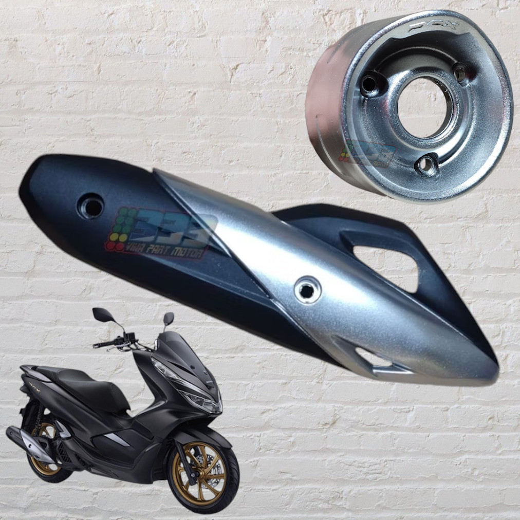 Cover Knalpot PCX 150 New Pelindung Knalpot PCX 150 Lokal K97 Moncong Knalpot PCX 150 Lokal Non Orig