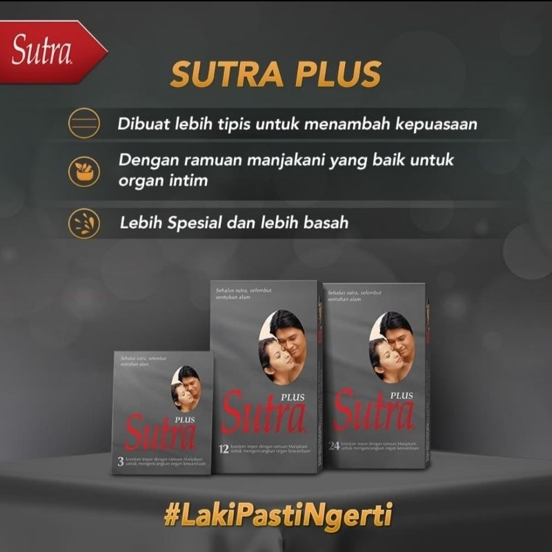 Kondom sutra plus 12 pcs ramuan manjakani mengencangkan area wanita