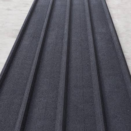 AU Atap spandek pasir 0.45mm - Hitam