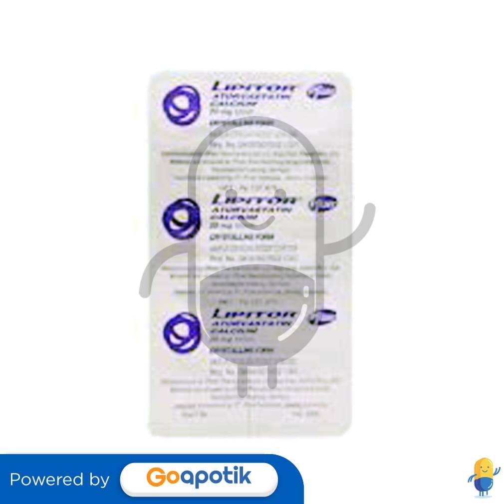 Lipitor 20 Mg Blister 10 Tablet