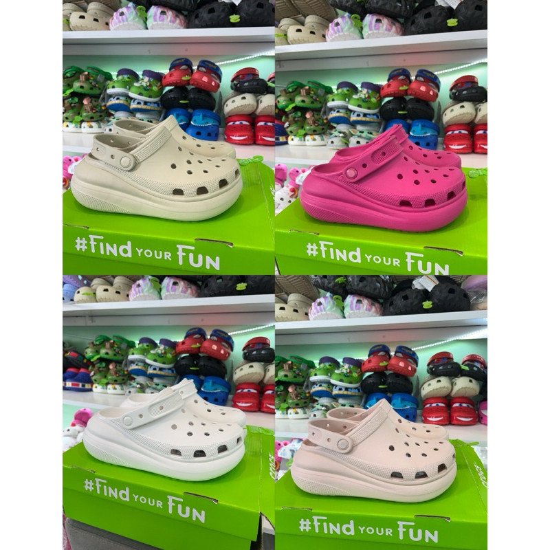 Crocs Crush Clog / Sandal Classic crush Clog / Sandal wanita Crocs crush / Sandal Crocs Crush