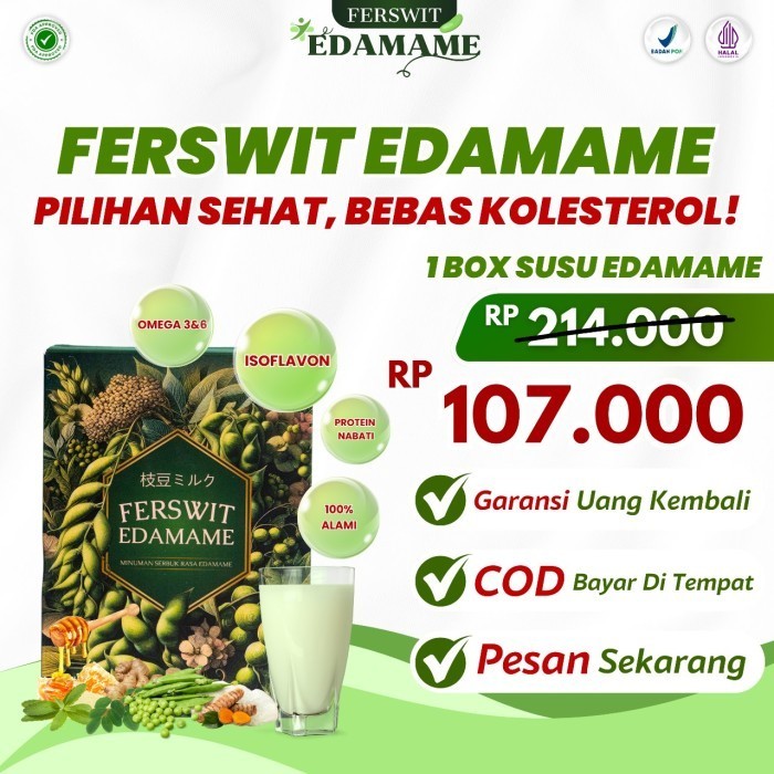 

Ferswit Susu Edamame Jepang 100% - Original & Ready Stock
