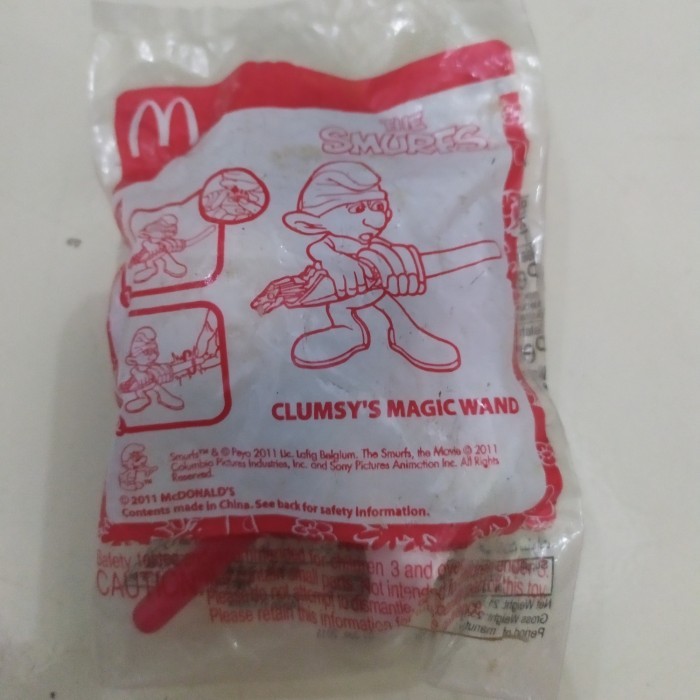 KY562 Clumsy Magic Wand - The Smurfs - Happy Meal MC Donalds | SEGEL