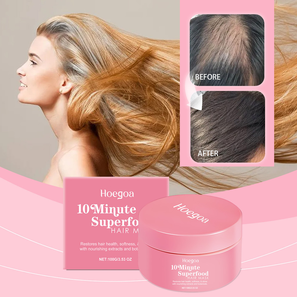 

HOEGOA Masker Rambut Nourishing Harian Meningkatkan Kualitas Rambut Memperbaiki Rambut Kering Keriting Melembapkan Menghidrasi Menghaluskan Masker Rambut