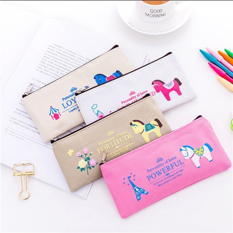 

Tas Pensil Pulpen Tempat Alat Tulis Motif Kuda Poni Lucu Import 902