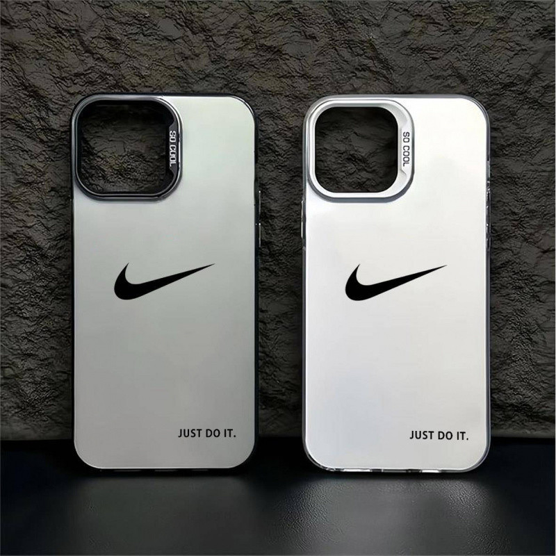 IMD black letter small hook is compatible with iPhone16pro mobile phone case 15Plus color silver 14p