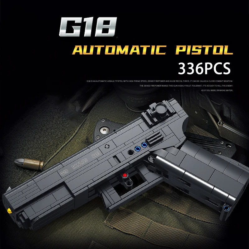 PPK Desert Eagle Military Series Bricks WW2 M92 Pistol USP Gun Model Bricks Building Blocks Toys for