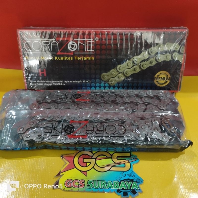 rantai hitam 428H -110L CORAZONE