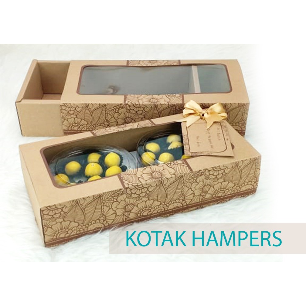 

[5PCS] Box Kue Toples Lebaran Idul Fitri NEW LOOK BUNGA COKLAT Dus / Box Kotak Carry