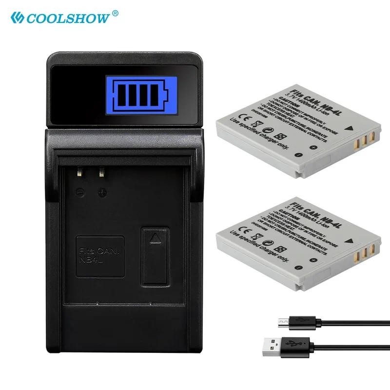 NB-4L NB4L 1400mah Battery For Canon IXUS 30 40 50 55 60 65 80 100 110 115 120 130 IS 117 220 225 23