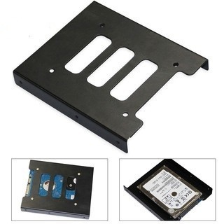 Plat Dudukan Besi Bracket SSD HDD Caddy 2.5 to 3.5 inch untuk casing PC Komputer