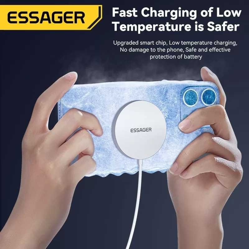 NUSASTR ESSAGER Wireless Phone Charger Universal Magnetic Charging 15W - ES-WC07