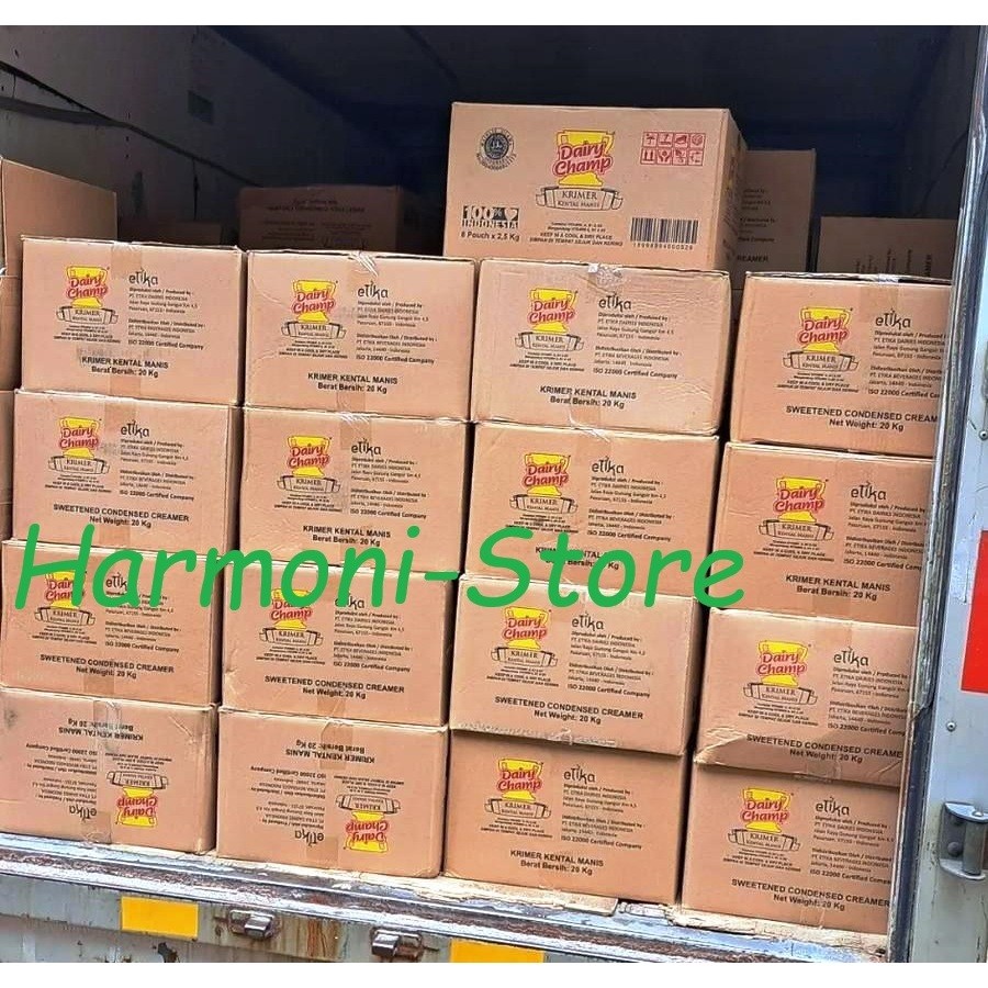 

Susu Krimer Kental Manis SKM Dairy Champ 2.5Kg 1kg - Dus
