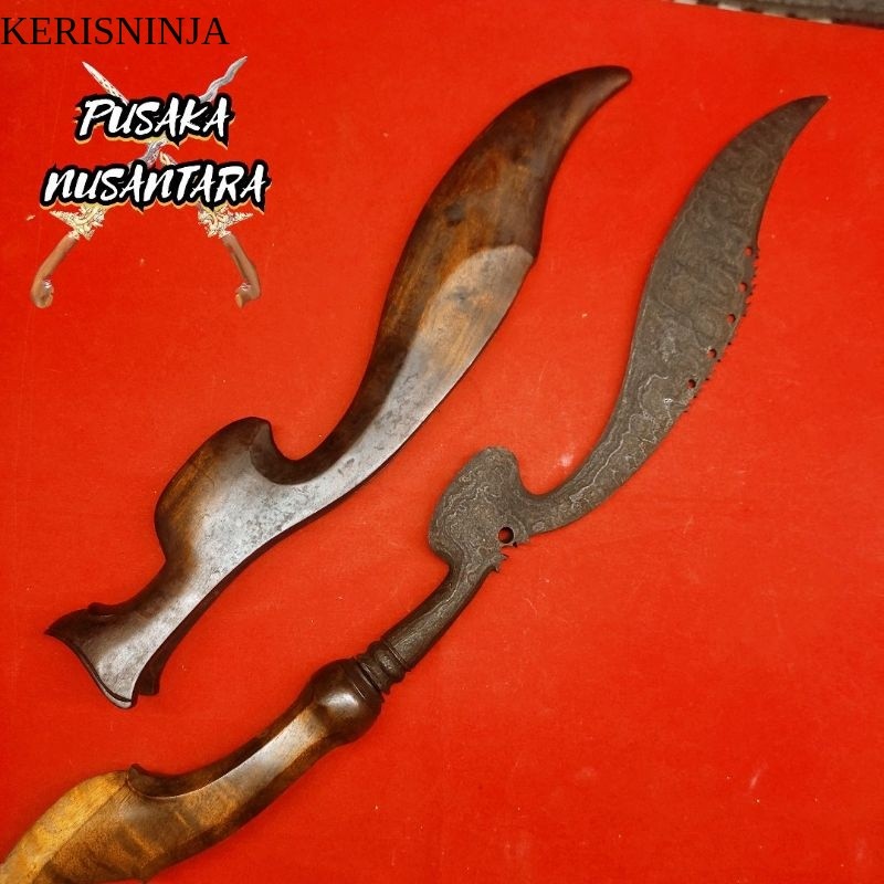 Koleksi Kujang Pusaka Antik Lawas Pamor Wos Wutah Garap Alusan Istimewa NJ13