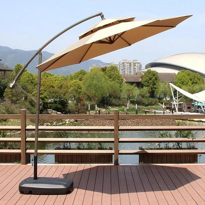Replacement Umbrella Canopy Outdoor Table Umbrella Canopy Windproof Heavy Duty UV Resistant Rain Pro