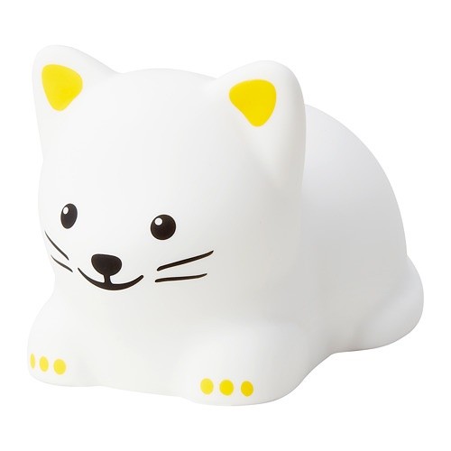 T0V4D3R Lampu tidur led kucing dioperasikan dengan baterai