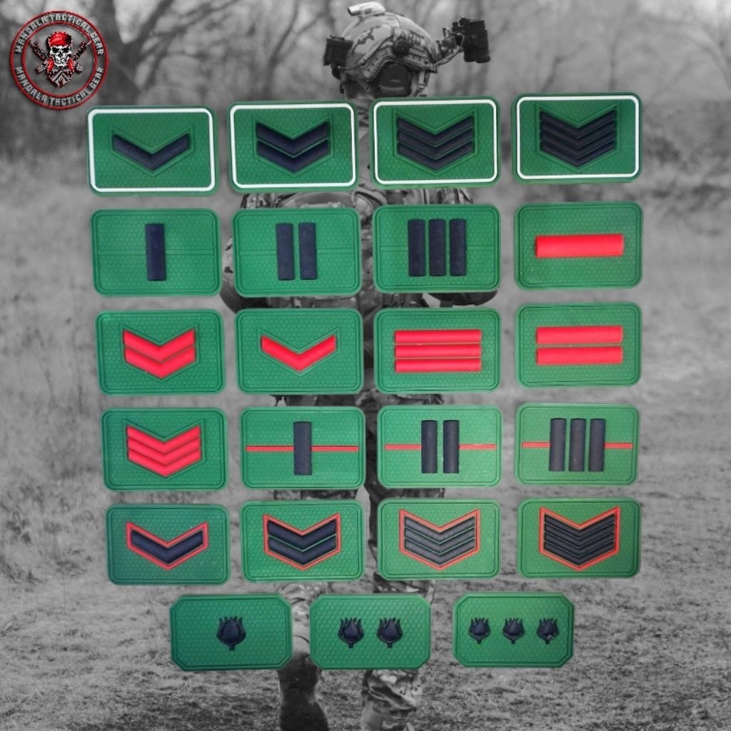 Rubber Patch Pangkat TNI / patch pangkat tni tubber patch