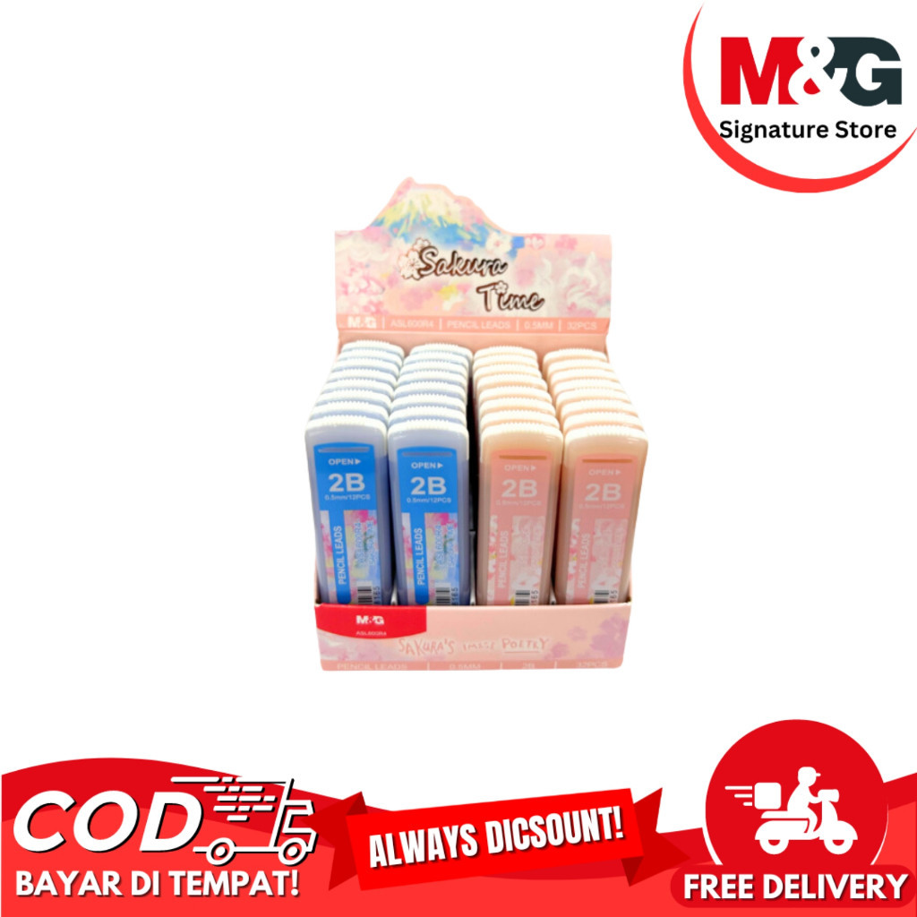 

Refil Pencil Mechanic M&G Sakura Time Isi Pensil Mekanik 2B Tip 0.5 mm #QSL37471 SHESB