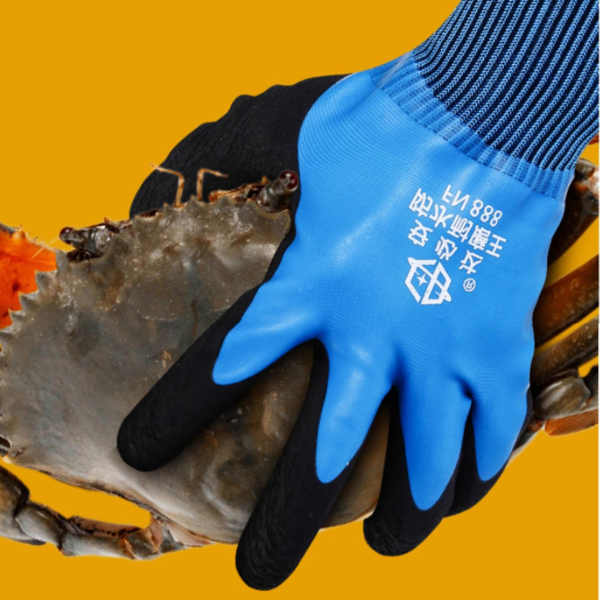 Anti Tusuk Sarung Tangan Khusus Nelayan Sarung Tangan Palm Fit Hand Glove Sarung Tangan Kerja Sarung