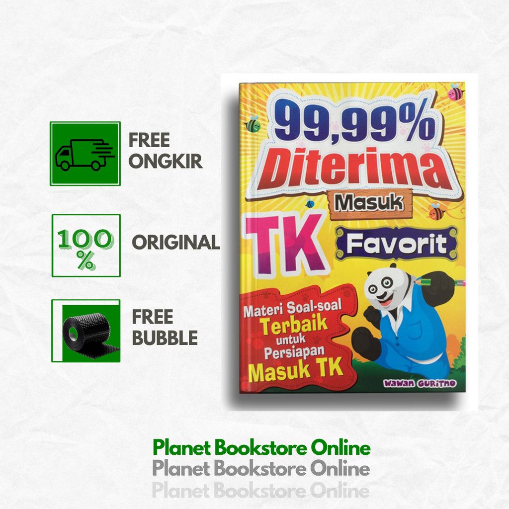 Buku 99,99% Diterima Masuk TK Favorit