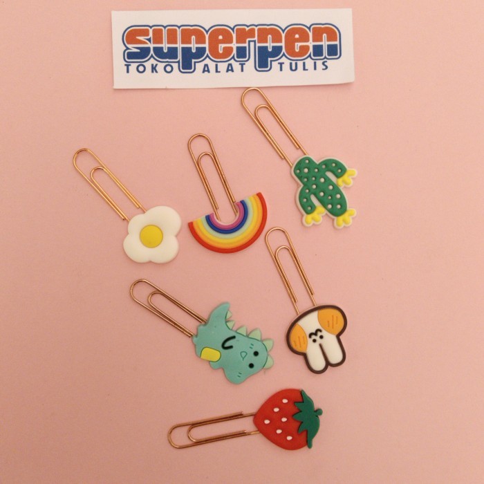 

Paper Clips Motif Fancy, Kirim Random