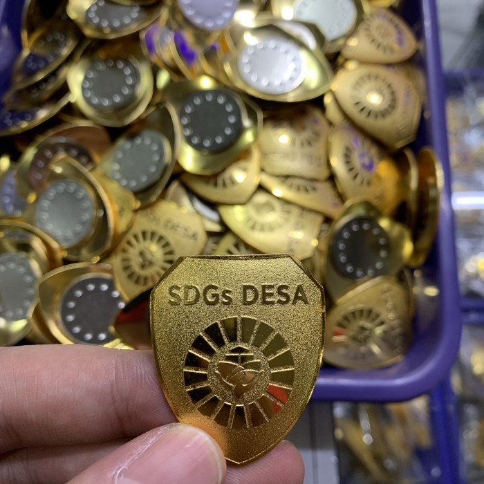 mark pin sdgs desa magnet terbaru