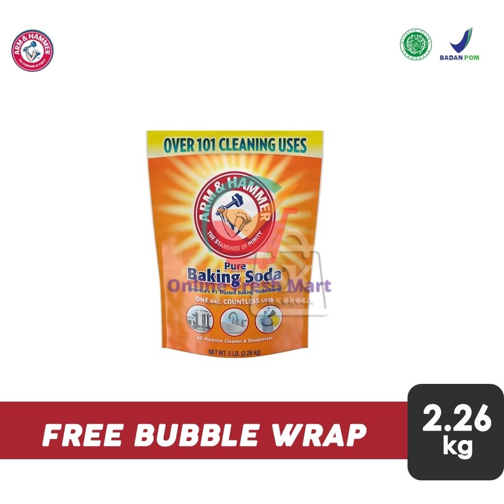 

Baking Soda / Soda Kue Arm and Hammer USA (2.26kg) - Online Fresh Mart Denpasar