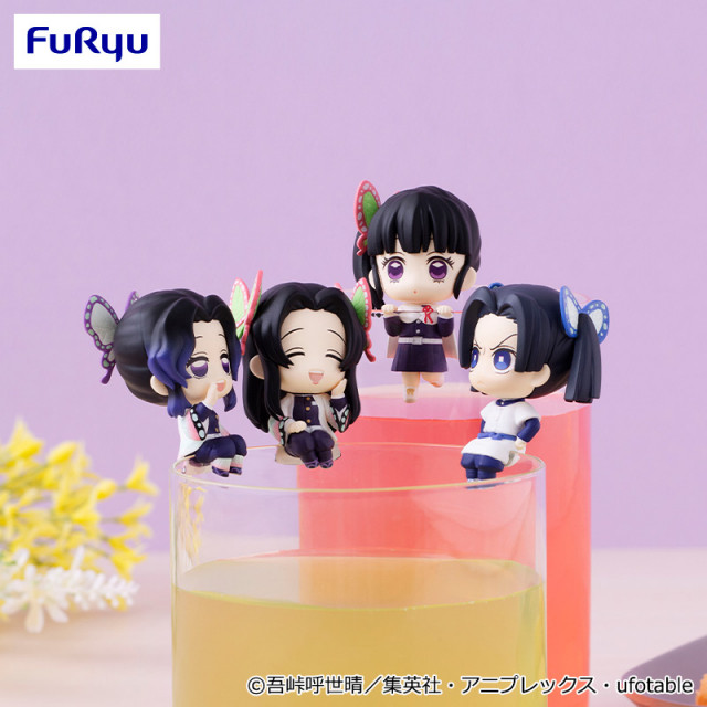 Kimetsu no Yaiba Chokotto Hikkake Figure Petit: Shinobu - Kanao - Kanae - Aoi