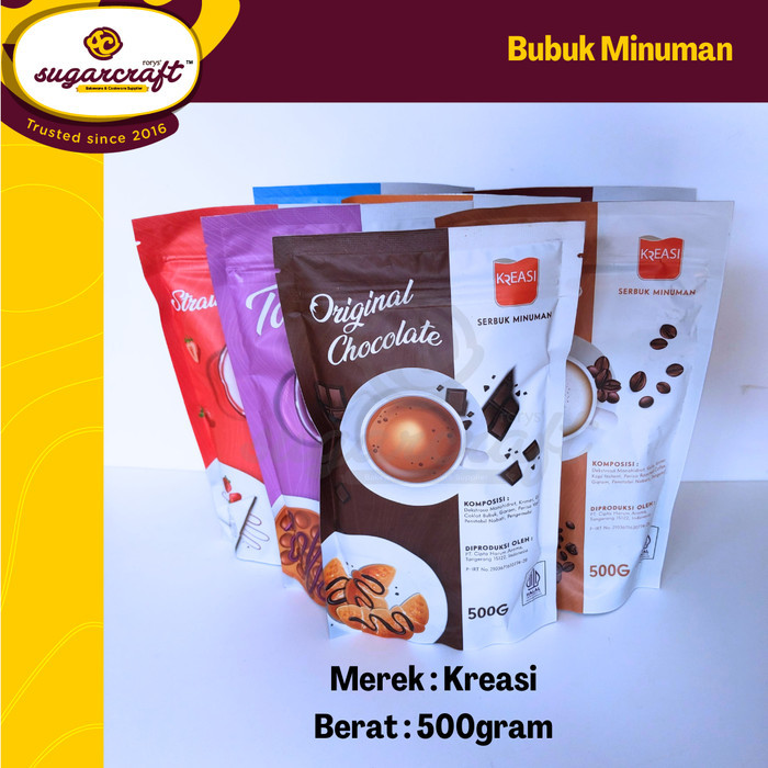 

Bubuk minuman powder drink Kreasi 500gram aneka rasa