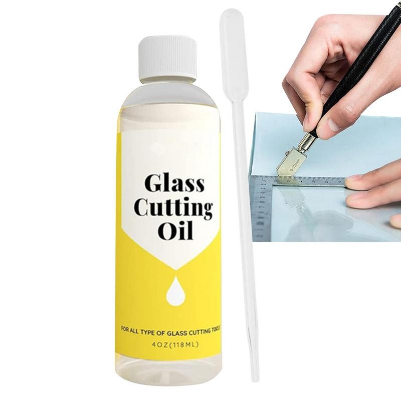 

Glass Cutting Oil Glass Cutting Tools Oil Multipurpose 120ml Easy To Use Cutter Oil For Bottles Various Glass Cutting Tools And